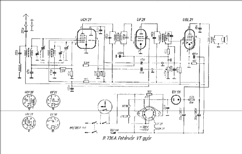 Fehérvár R-736A; Videoton; (ID = 1651782) Radio