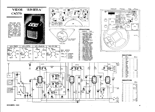 Riviera CN379; Vidor Ltd.; Erith (ID = 228105) Radio