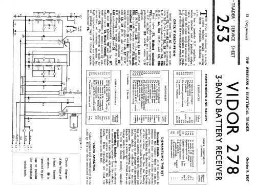 278; Vidor Ltd.; Erith (ID = 1038594) Radio