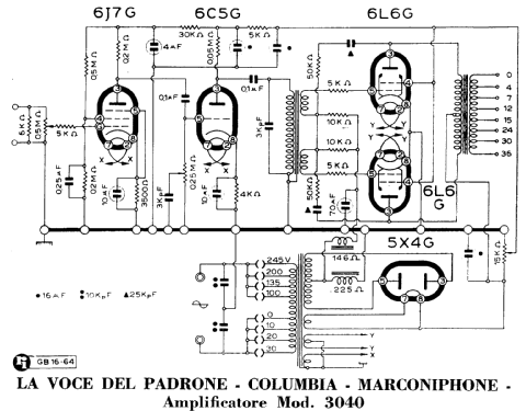 3040; La Voce del Padrone; (ID = 966620) Ampl/Mixer