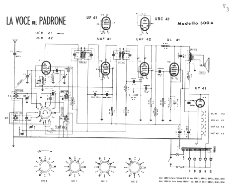 500A; La Voce del Padrone; (ID = 213528) Radio