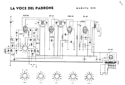 542 ; La Voce del Padrone; (ID = 213272) Radio