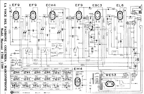 Marconi 1709; La Voce del Padrone; (ID = 948849) Radio