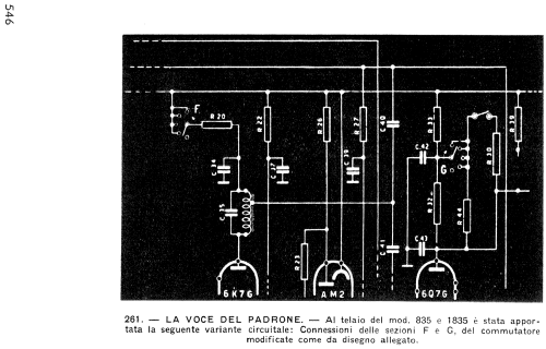 Marconi 1835; La Voce del Padrone; (ID = 55294) Radio