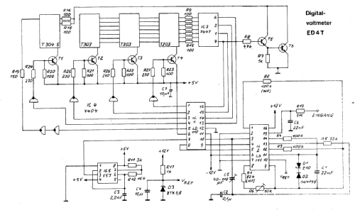 Digitalvoltmeter ED4T; Völkner Electronic; (ID = 1982041) Bausatz