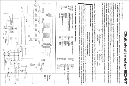 Digitalvoltmeter ED4T; Völkner Electronic; (ID = 1982042) Bausatz