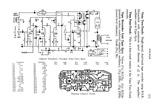 Vista Four-Track 8312; Volmar: where? (ID = 721554) R-Player