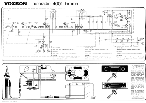 Jarama 4001; Voxson, FARET F.A.R. (ID = 2155476) Car Radio