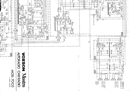 Mostro 7003; Voxson, FARET F.A.R. (ID = 1840741) Car Radio