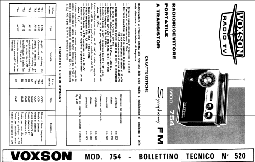 Symphony FM 754; Voxson, FARET F.A.R. (ID = 592268) Radio