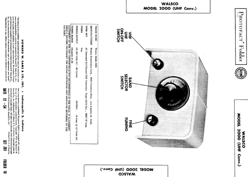 2000 ; Walsco Electronics (ID = 572149) Converter