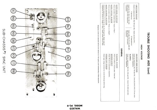 PC-9; Walsco Electronics (ID = 2659808) Television