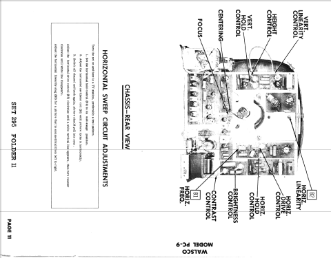 PC-9; Walsco Electronics (ID = 2659814) Television