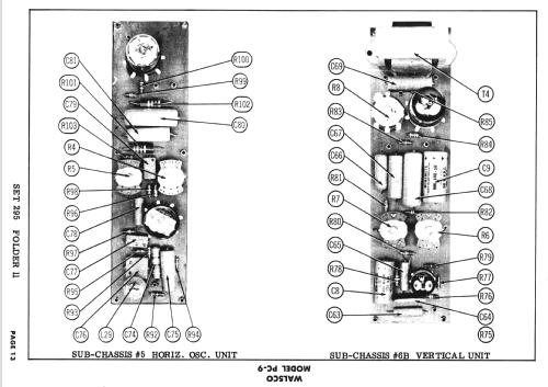 PC-9; Walsco Electronics (ID = 2659815) Television