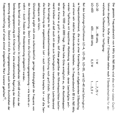 Leistungsoszillator - Power Oscillator 170..330MHz LO-170; Wandel & Goltermann; (ID = 2509509) Equipment