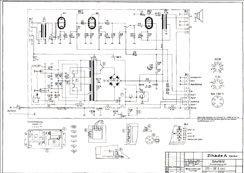 Zikade A-Kleinbus; Wandel & Goltermann; (ID = 991910) Car Radio