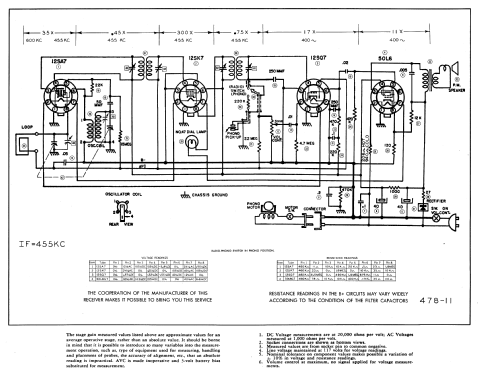 11305 'Symphonette' ; Warwick Mfg. Corp., (ID = 831228) Radio