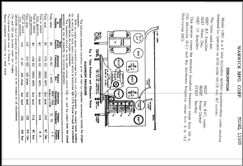 11901 ; Warwick Mfg. Corp., (ID = 313248) Radio