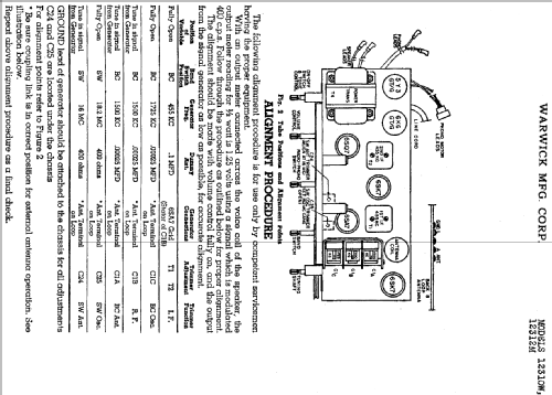 12312M ; Warwick Mfg. Corp., (ID = 717034) Radio