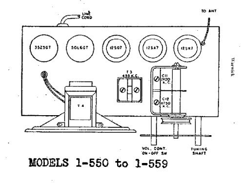 1-557 Ch= 1-55; Warwick Mfg. Corp., (ID = 713988) Radio