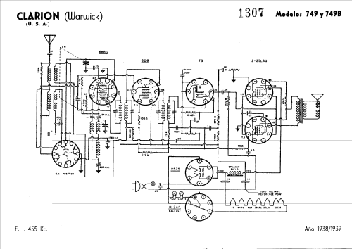 749 or 749B ; Warwick Mfg. Corp., (ID = 1188764) Radio