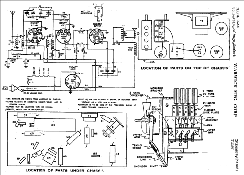 9-46 ; Warwick Mfg. Corp., (ID = 718593) Radio