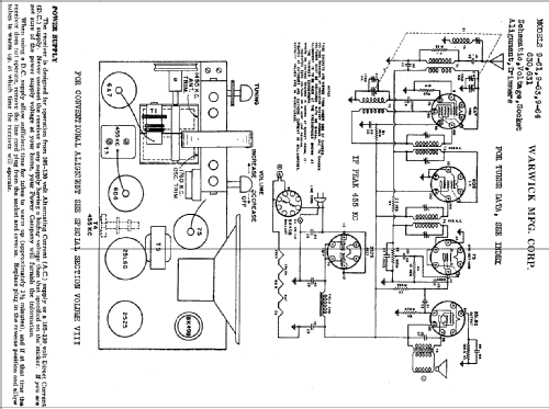 9-61 ; Warwick Mfg. Corp., (ID = 711909) Radio