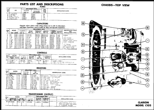 C-102 ; Warwick Mfg. Corp., (ID = 487652) Radio