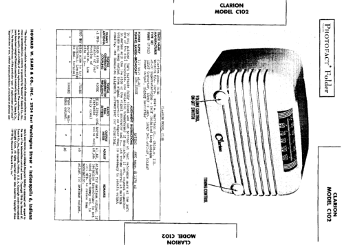 C-102 ; Warwick Mfg. Corp., (ID = 487654) Radio