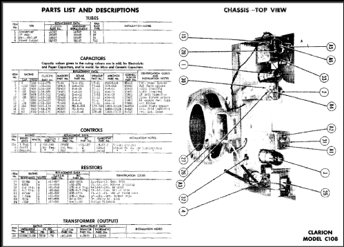 Clarion C-108 The Range-Master; Warwick Mfg. Corp., (ID = 487708) Radio