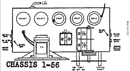 Ch= 1-56; Warwick Mfg. Corp., (ID = 717911) Radio