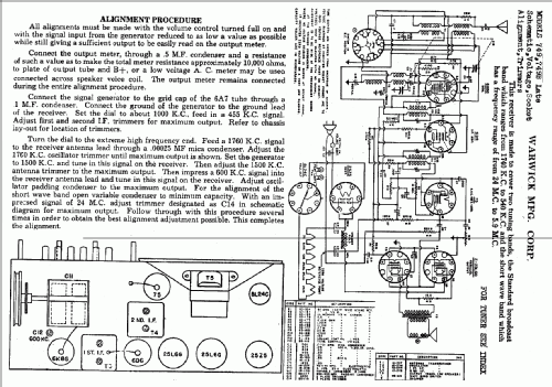 Clarion 749 ; Warwick Mfg. Corp., (ID = 703976) Radio