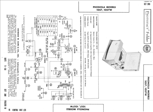 Phonola 1057W ; Waters Conley (ID = 2605609) Ampl/Mixer