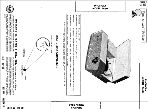 Phonola 2460 ; Waters Conley (ID = 536493) Radio