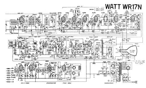 Televisore WR17N; Watt Radio; Torino (ID = 2906655) Television