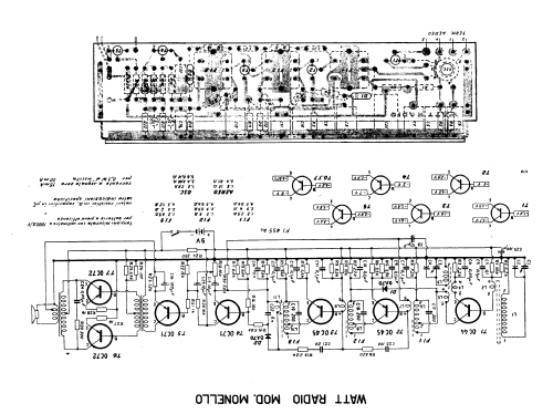 Transmonello ; Watt Radio; Torino (ID = 2250638) Radio