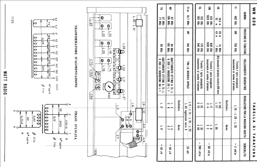 Transval WR626; Watt Radio; Torino (ID = 2137908) Radio