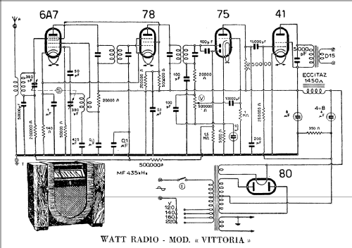 Vittoria ; Watt Radio; Torino (ID = 223602) Radio