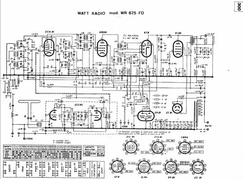 WR675 FD; Watt Radio; Torino (ID = 1074262) Radio