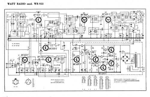 WR922; Watt Radio; Torino (ID = 2948083) Radio