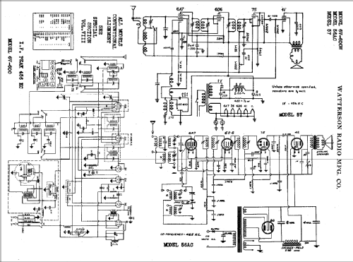 6V-600W ; Watterson Radio Mfg. (ID = 703665) Radio