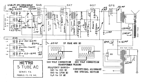 F-5 Ch= FA; Hetro Electrical (ID = 1187712) Radio