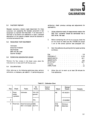 Sweep Generator 181; Wavetek Corporation; (ID = 2901013) Equipment