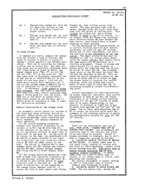 Record Changer 21; Webster Co., The, (ID = 2980418) R-Player