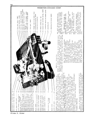 Record Changer 21; Webster Co., The, (ID = 2980419) Enrég.-R