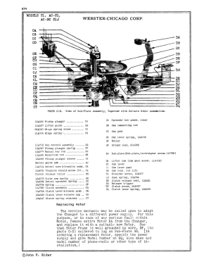 Record Changer 21; Webster Co., The, (ID = 2980421) Enrég.-R