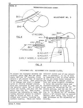 Record Changer 40; Webster Co., The, (ID = 2980948) R-Player