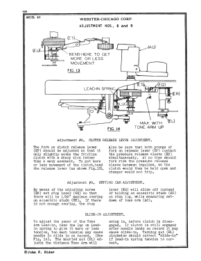 Record Changer 40; Webster Co., The, (ID = 2980952) R-Player