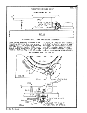 Record Changer 40; Webster Co., The, (ID = 2980953) R-Player