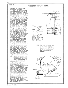 Record Changer 41; Webster Co., The, (ID = 2981207) R-Player